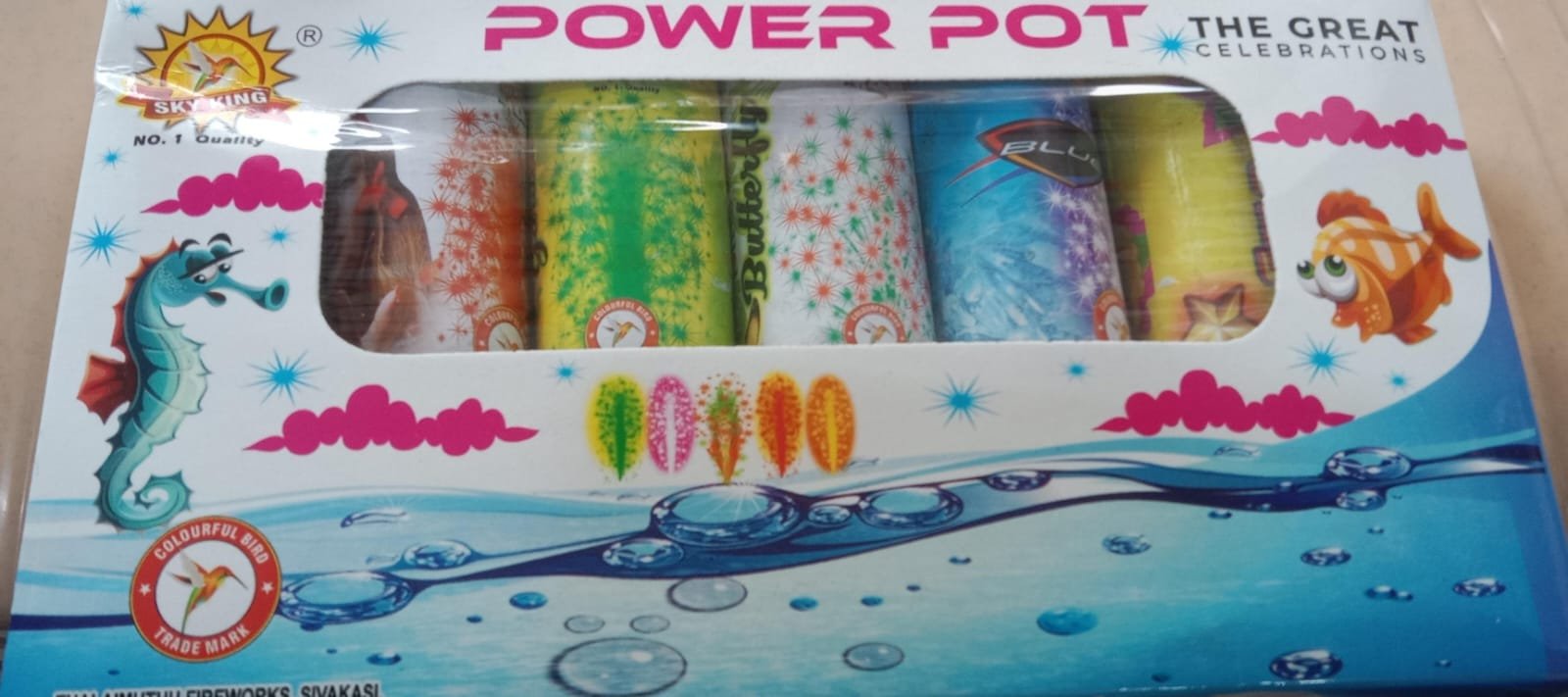 power pot 5 colour (5pcs)